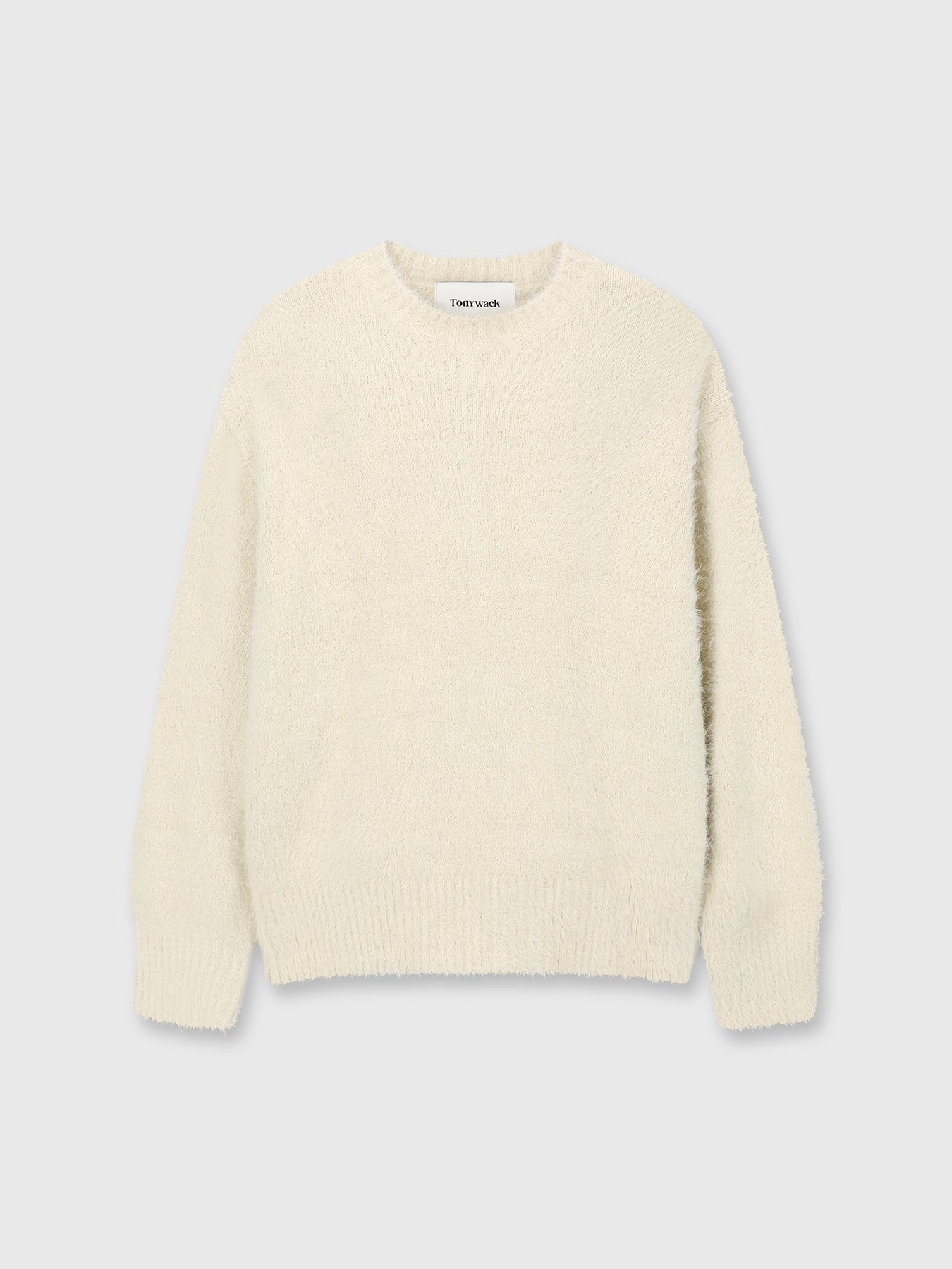 Tonywack - Faux Fur Crew-Neck Top (Ivory) product image 7 | TRAB K-Fashion Australia
