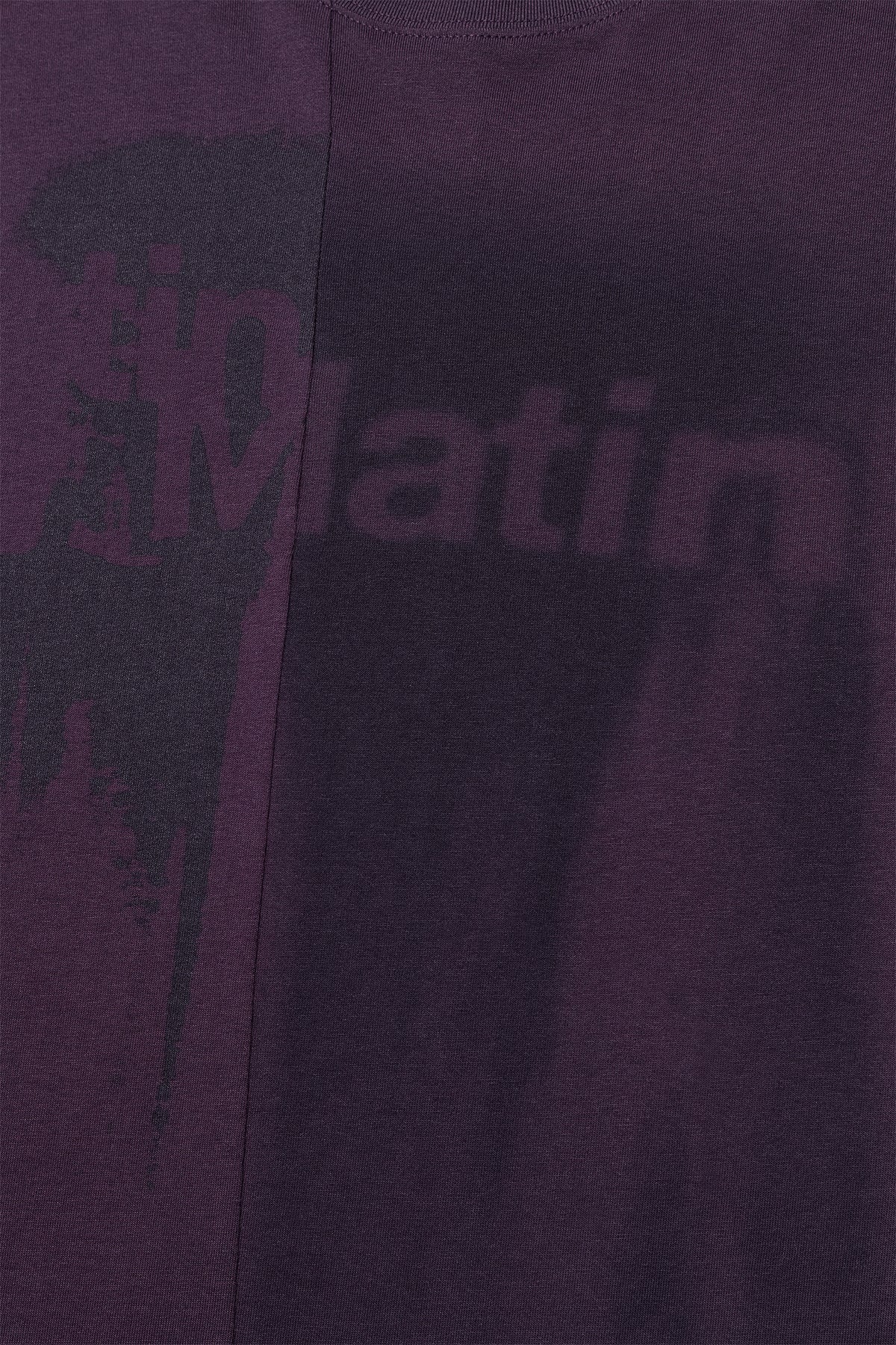 Matin Kim - Unbalance Printing Top (Purple) product image 4 | TRAB K-Fashion Australia