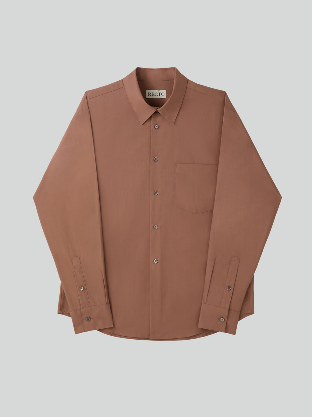 Recto - Powdery Cotton Classic Shirt (Rust Pink) product image 7 | TRAB K-Fashion Australia