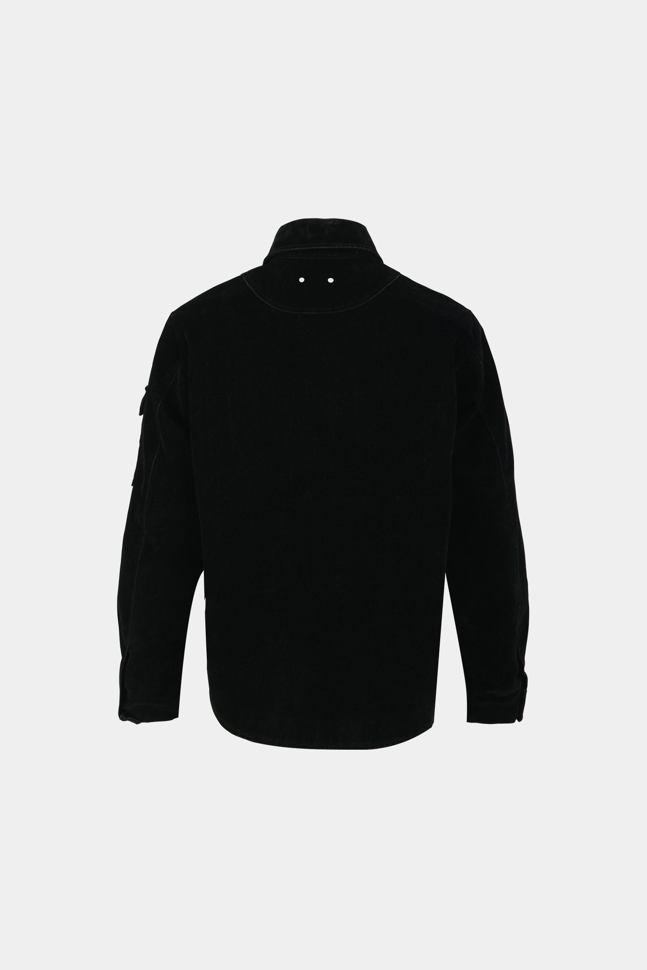 Andersson Bell - Padded Velvet Denim Shirt (Black) product image 10 | TRAB K-Fashion Australia