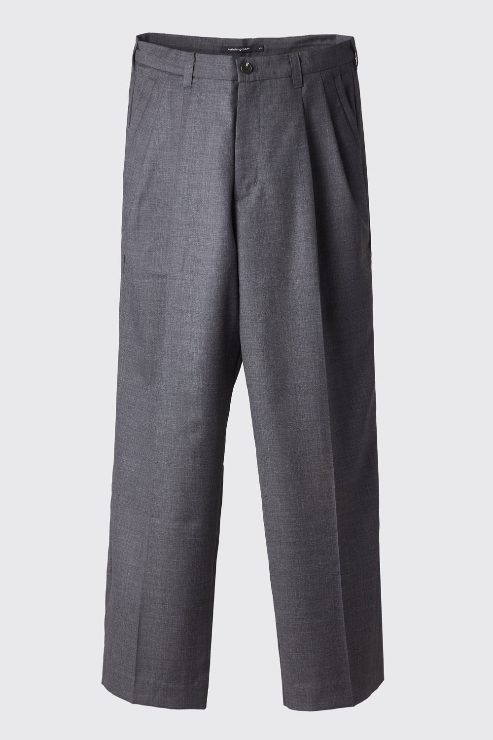 Hatchingroom - Classic Slacks Slub Dark (Grey) product image 1 | TRAB K-Fashion Australia