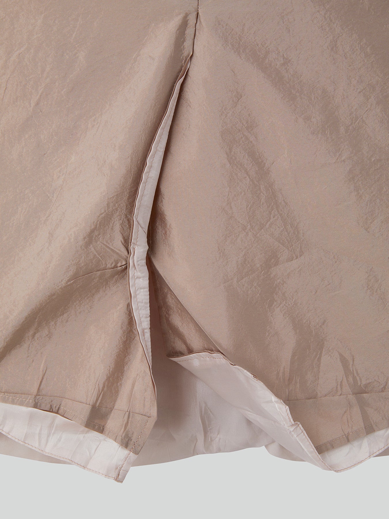 Recto - Layered Detail Midi Skirt (Sepia Beige) product image 7 | TRAB K-Fashion Australia
