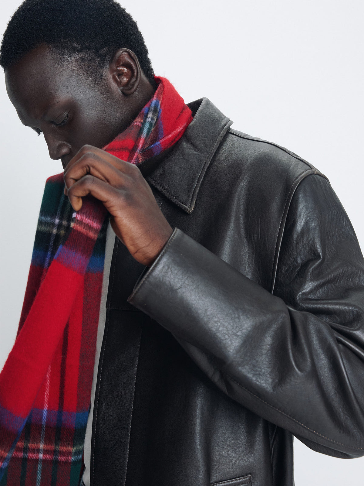 Tonywack - Aged Lamb Leather Carcoat (Dark Brown) product image 4 | TRAB K-Fashion Australia