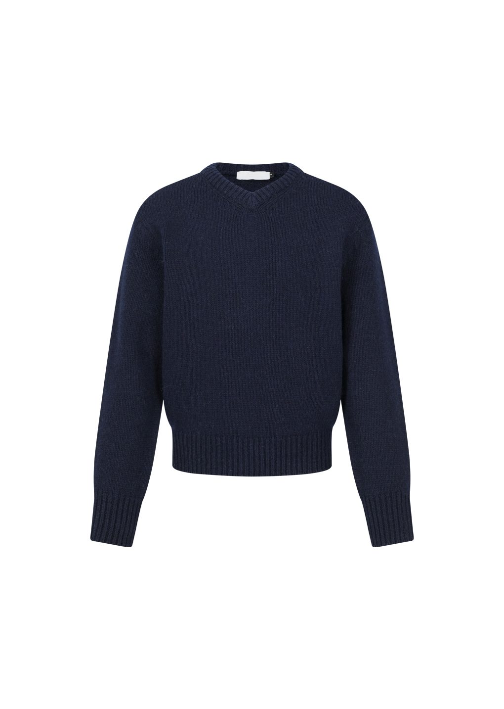 Amomento - Shetland wool v-neck knit (Navy) product image 8 | TRAB K-Fashion Australia