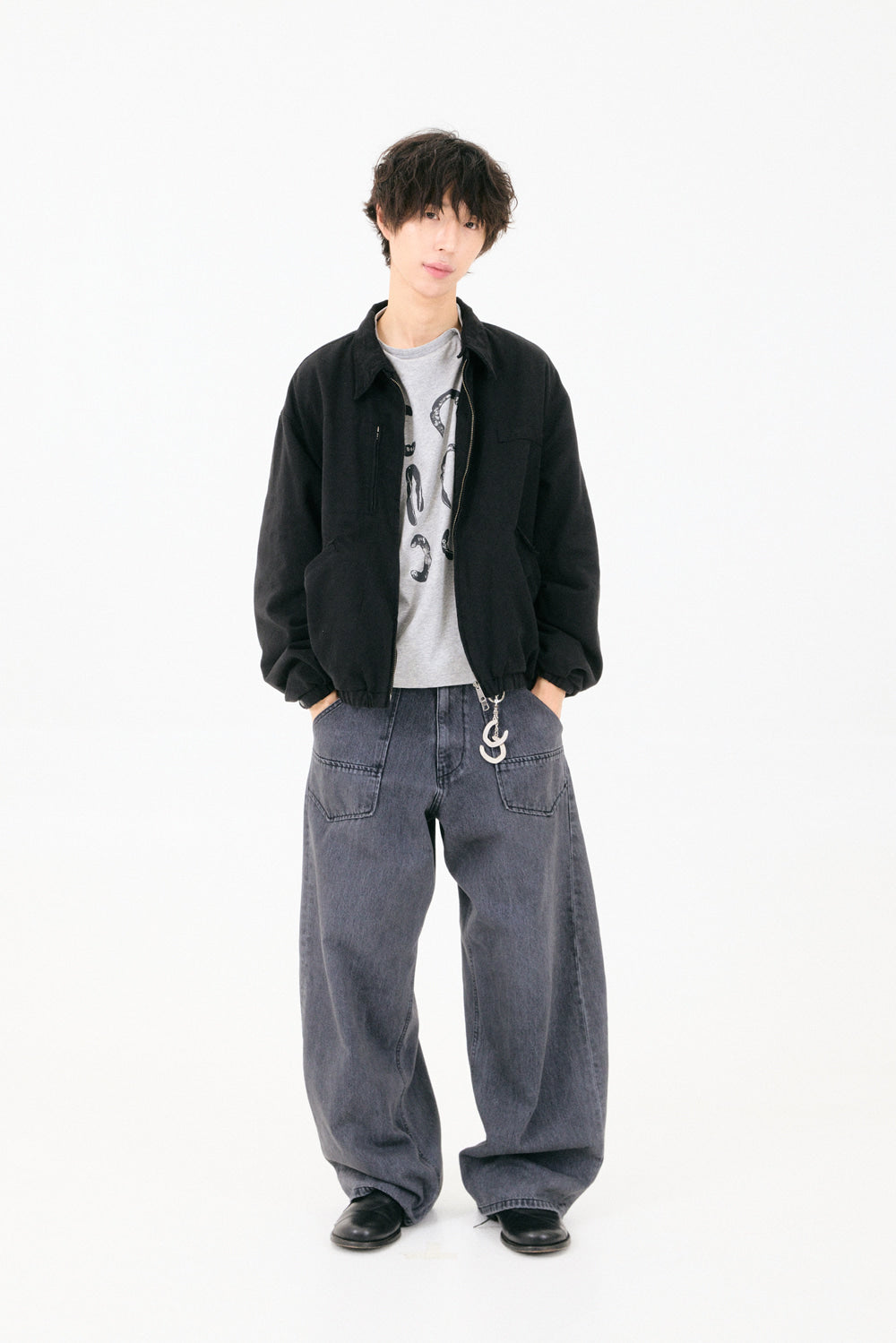Hatchingroom - Detachable Flight Jacket (Black) product image 11 | TRAB K-Fashion Australia