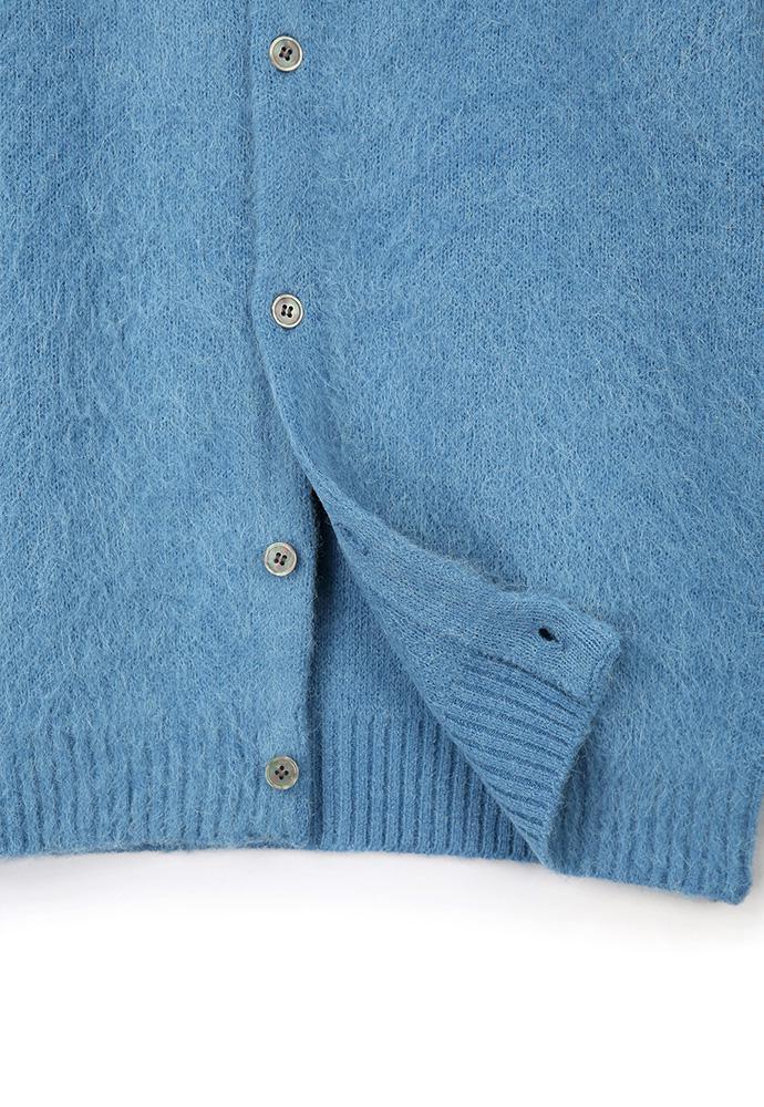 Art if acts - Alpaca Round Neck Cardigan (Dark Blue) product image 9 | TRAB K-Fashion Australia