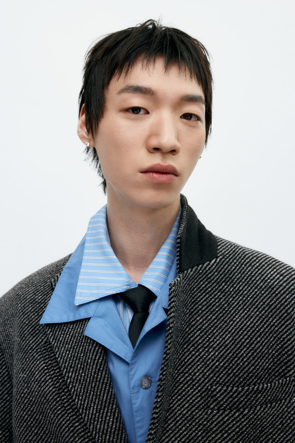 Andersson Bell - Unisex Inside-Out Wool Jacket (Grey) product image 4 | TRAB K-Fashion Australia