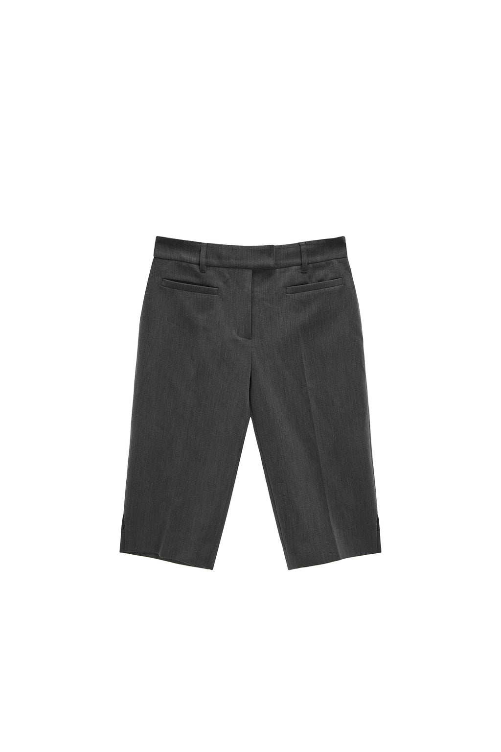 Matin Kim - Capri Slit Pants (Grey) product image 1 | TRAB K-Fashion Australia