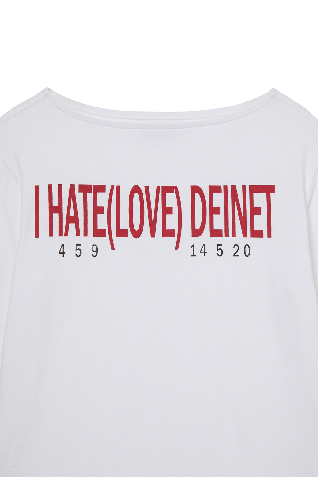 Deinet - I Hate Long Sleeve (White) product image 3 | TRAB K-Fashion Australia