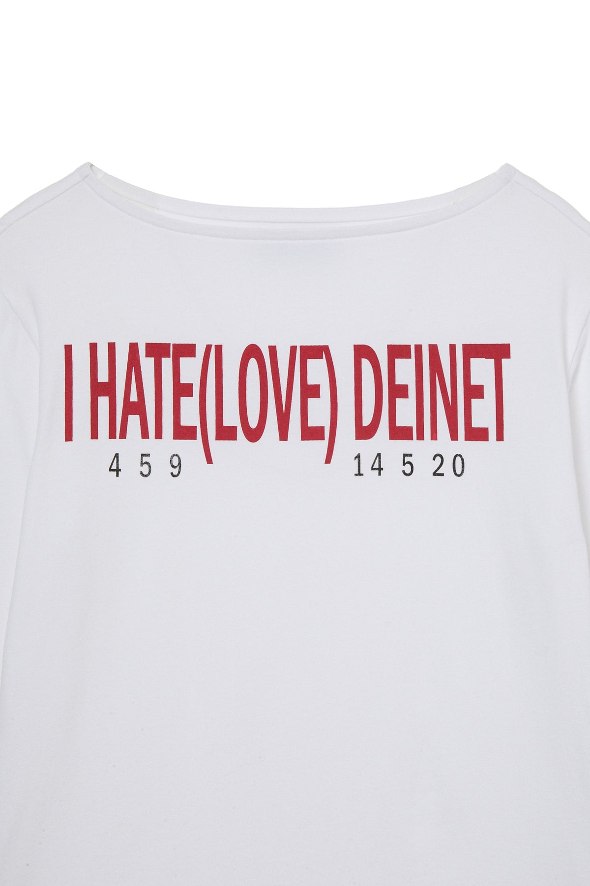 Deinet - I Hate Long Sleeve (White) product image 3 | TRAB K-Fashion Australia
