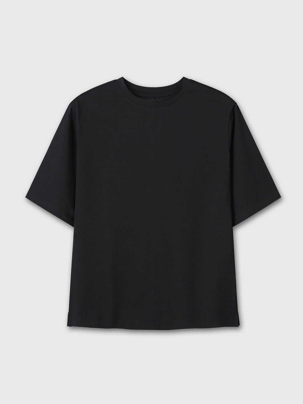 Tonywack - High-Density Relaxed Cotton T-Shirt (Black) product image 7 | TRAB K-Fashion Australia