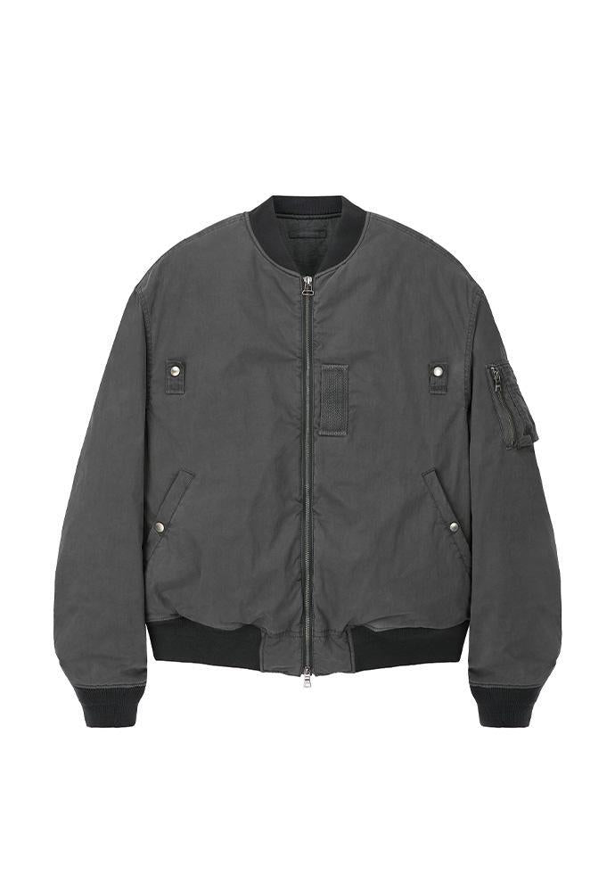 Art if acts - Garment-Dyed MA-1 (Faded Charcoal) product image 7 | TRAB K-Fashion Australia