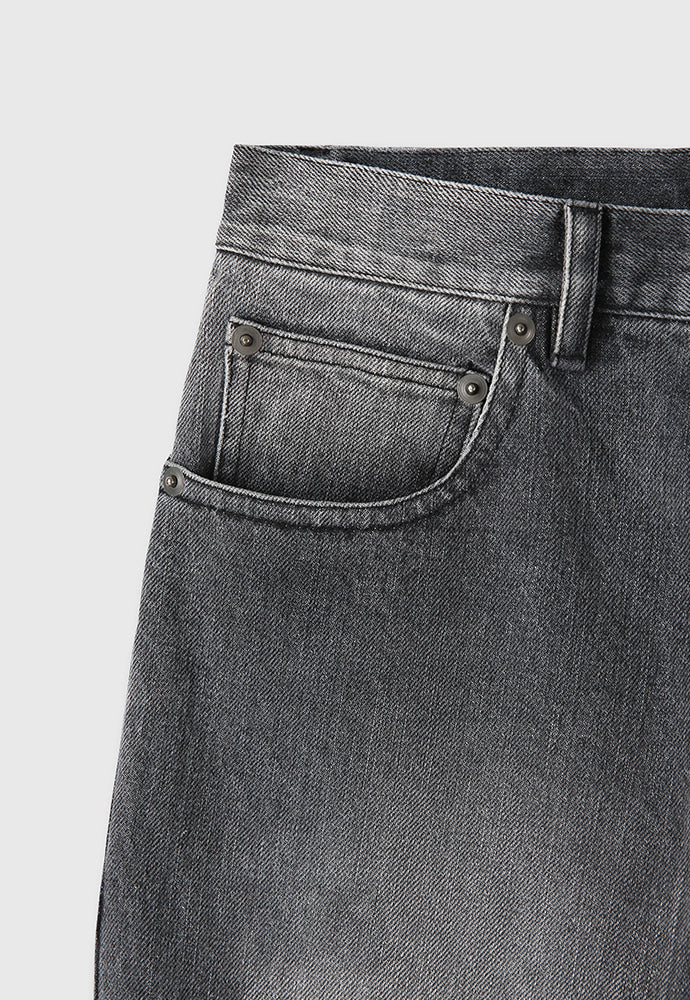 Tonywack - Bootcut Denim Pants (Light Washed Grey) product image 10 | TRAB K-Fashion Australia