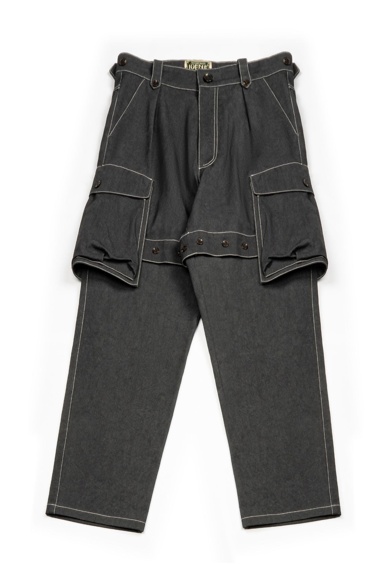 Ioedle - Assembled Cargo Pants With Screws Loosened (Charcoal) product image 2 | TRAB K-Fashion Australia
