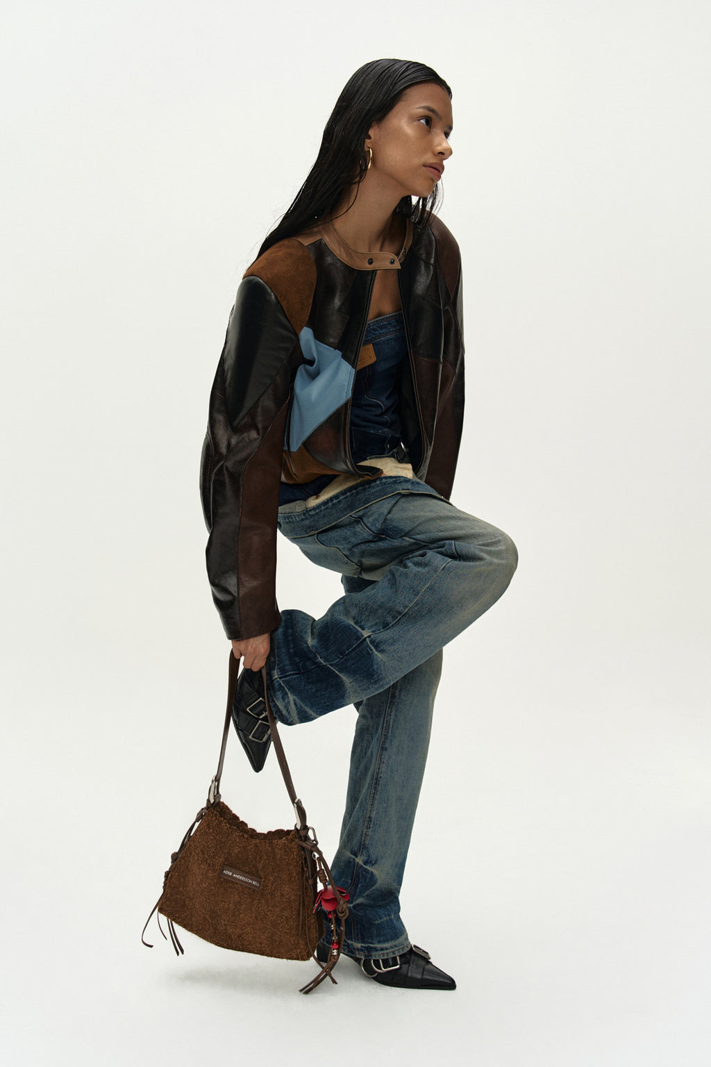 Andersson Bell - Maki Shopper Bag (Brown) product image 3 | TRAB K-Fashion Australia