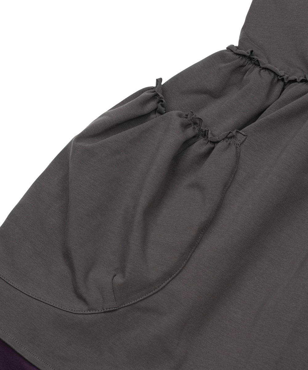 Coyseio - Shirring Pocket Sleeveless (Charcoal) product image 17 | TRAB K-Fashion Australia
