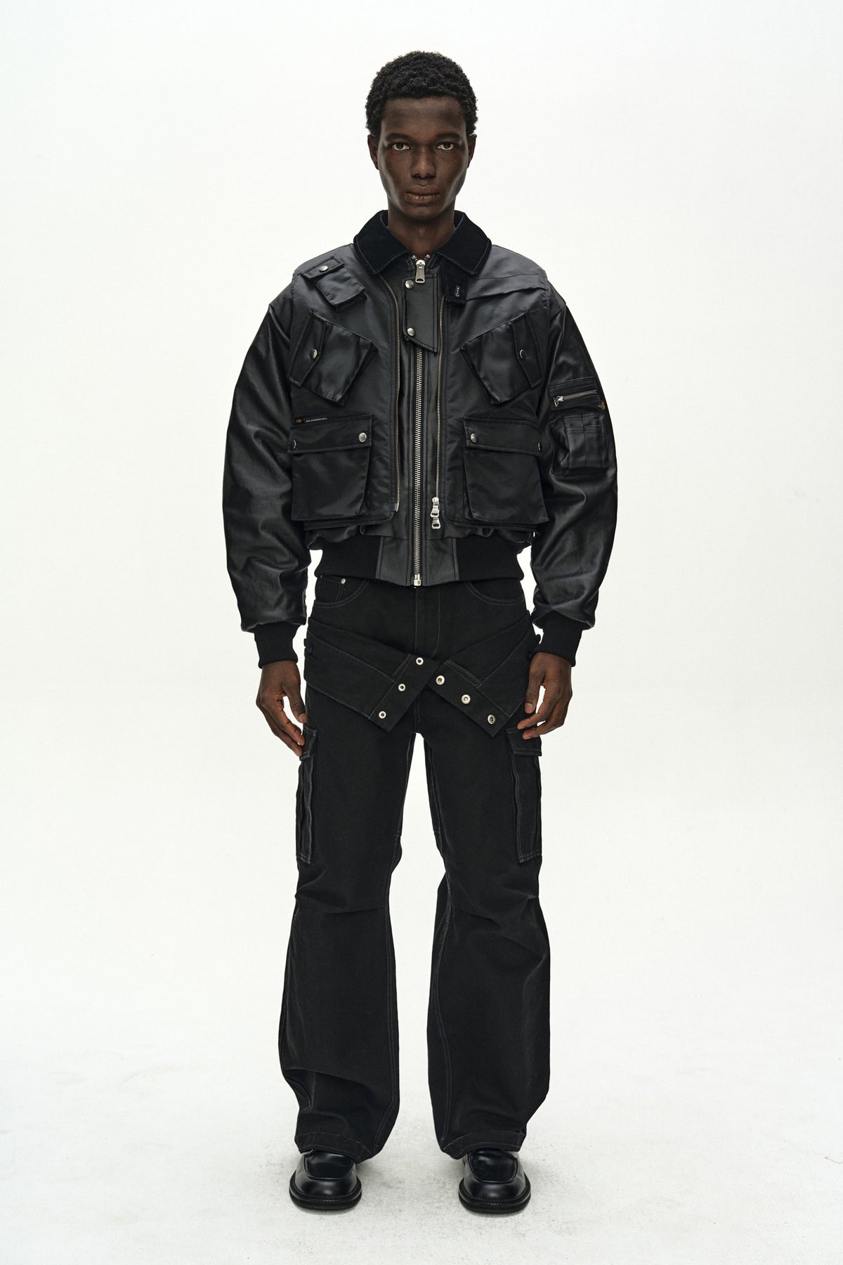 Andersson Bell - Andersson Bell X Alpha Industries Flight Vest (Black) product image 23 | TRAB K-Fashion Australia