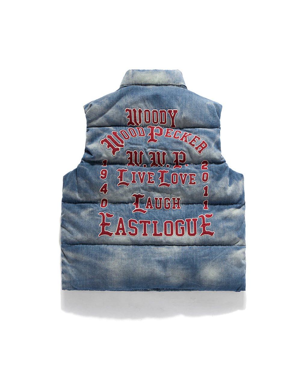 Eastlogue - Woody Mountain Down Vest (Indigo Denim) product image 1 | TRAB K-Fashion Australia