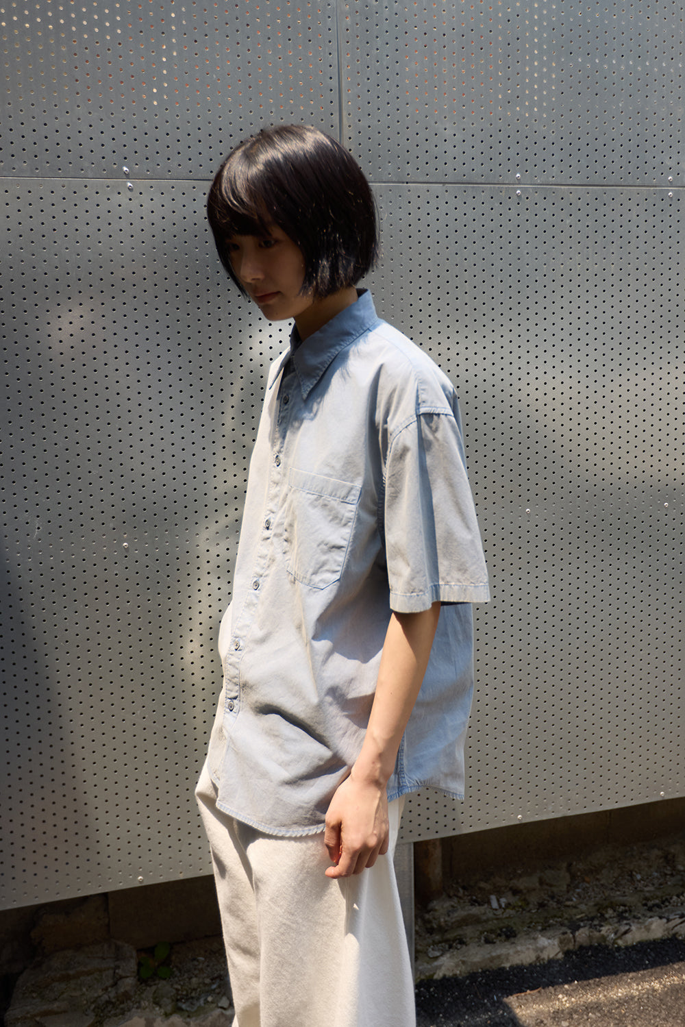 Hatchingroom - Arrow Shirt Bleached (Sax) product image 13 | TRAB K-Fashion Australia