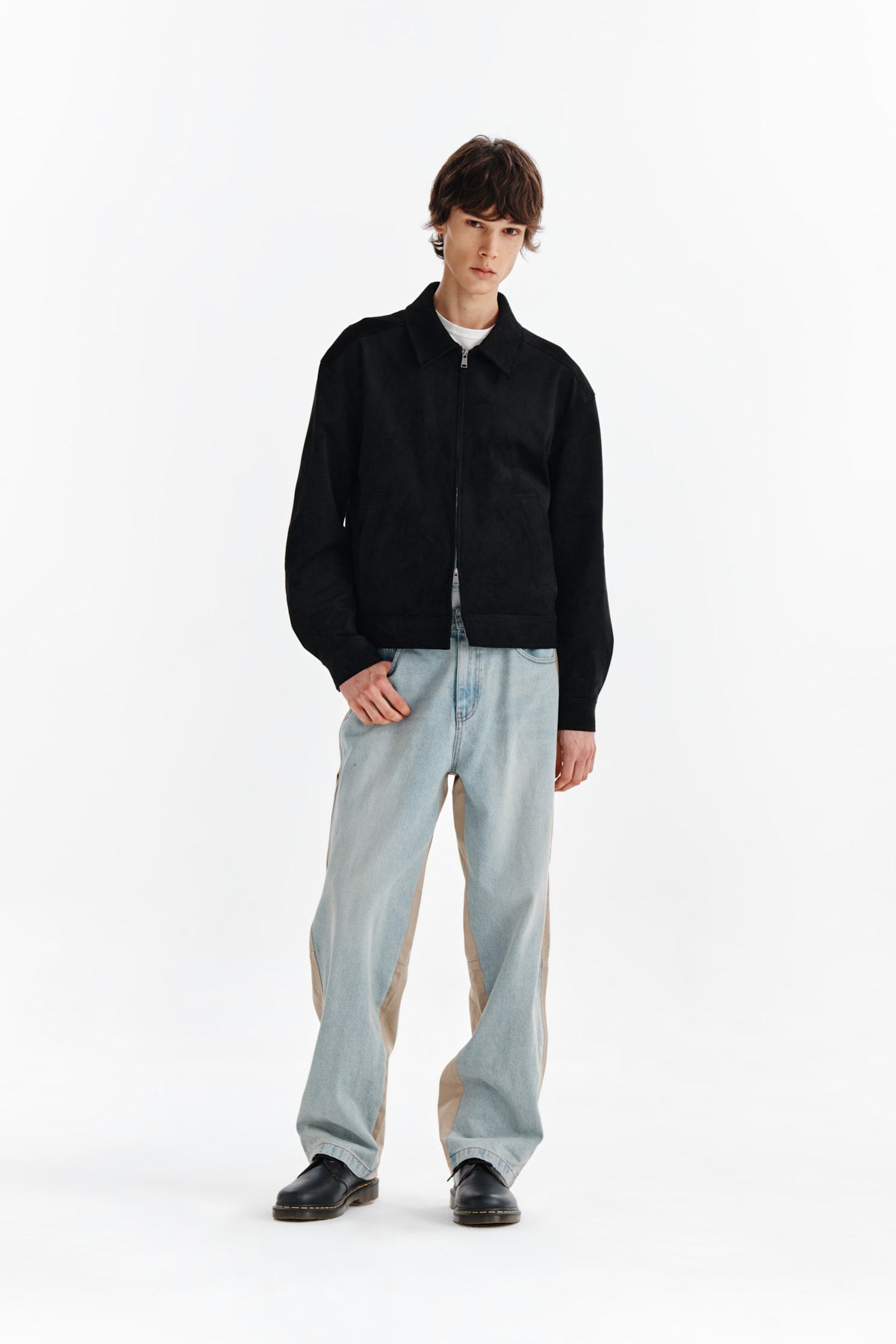 Matin Kim - Double Side Carpenter Denim Pants (Blue) product image 13 | TRAB K-Fashion Australia