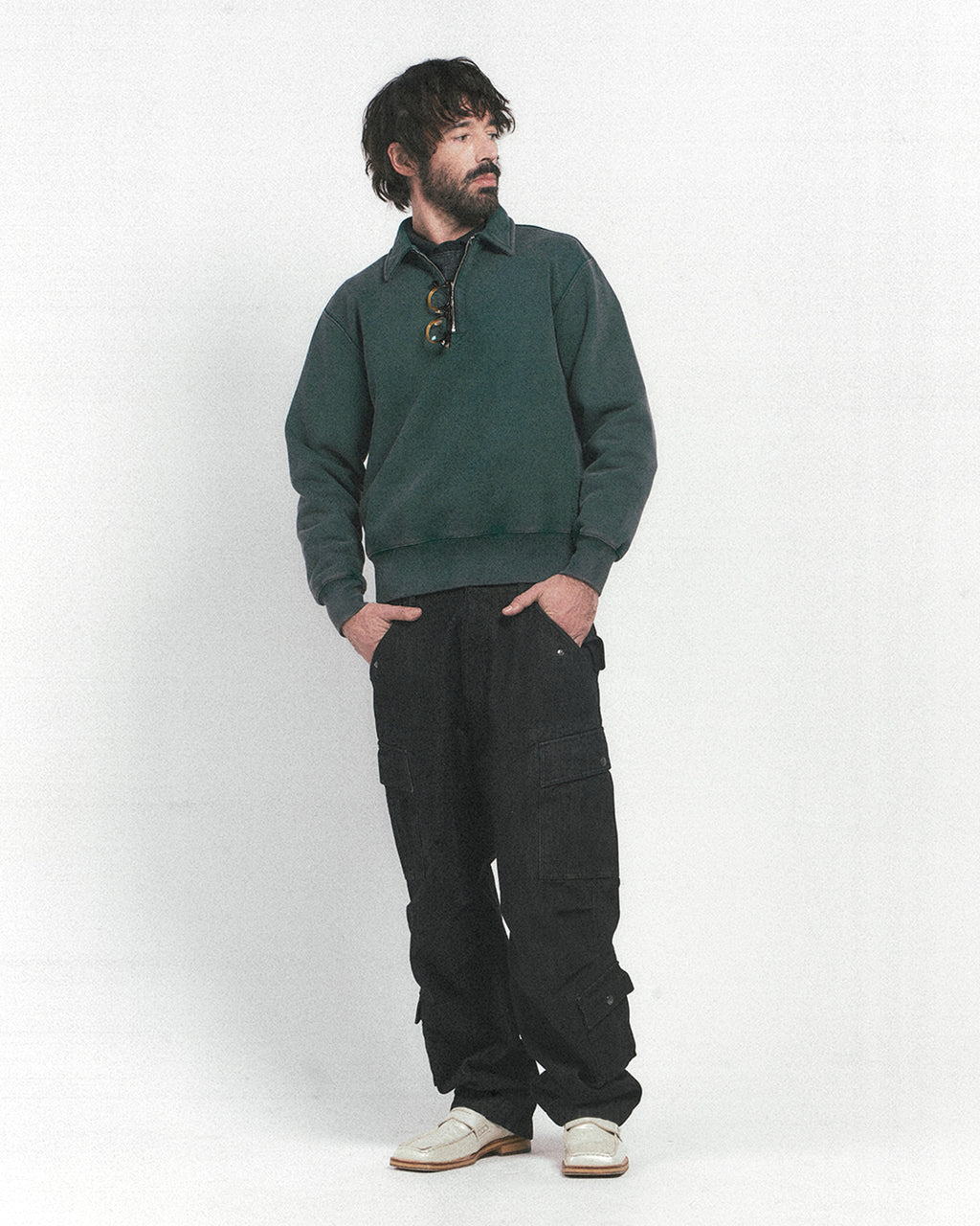 Eastlogue - Scout Pullover Sweat Shirts (Vintage Green) product image 1 | TRAB K-Fashion Australia