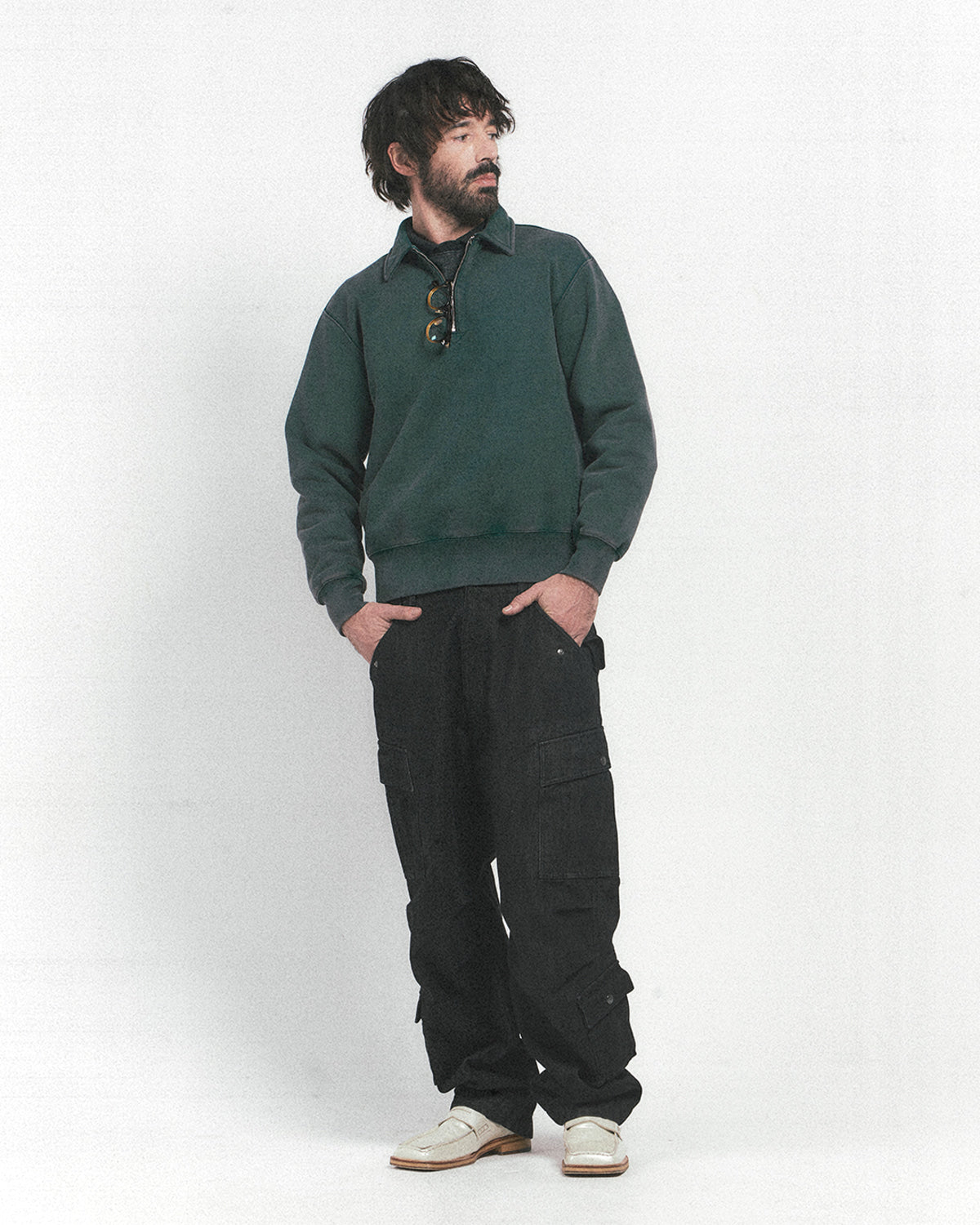 Eastlogue - Scout Pullover Sweat Shirts (Vintage Green) product image 1 | TRAB K-Fashion Australia