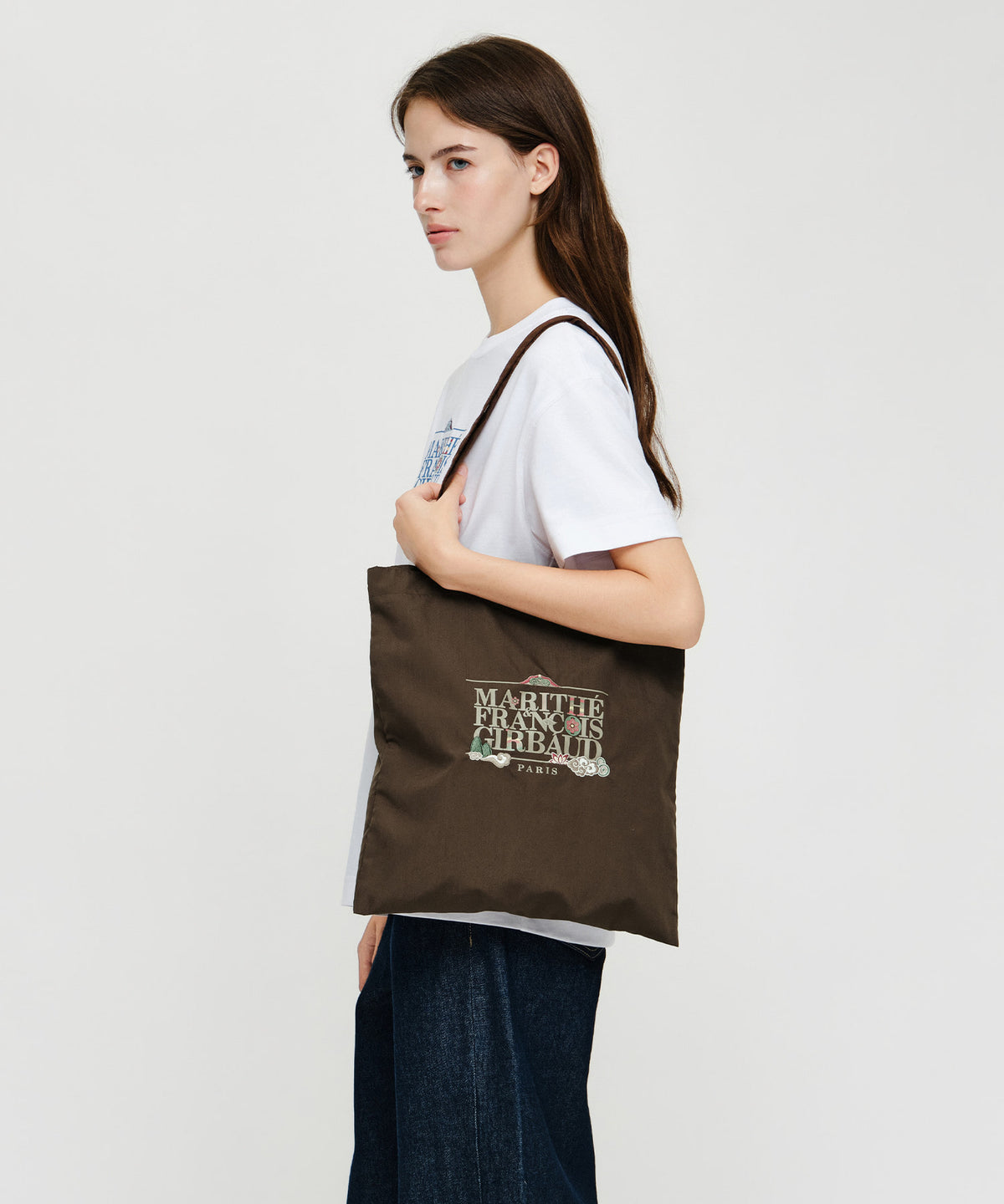 Marithe & Francois Girbaud - Seoul Exclusive Classic Eco Bag (Dark Brown) product image 5 | TRAB K-Fashion Australia