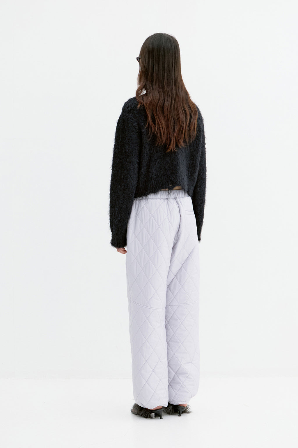 Coor - Quilted Multi-Pocket Pants (Light Gray) product image 4 | TRAB K-Fashion Australia