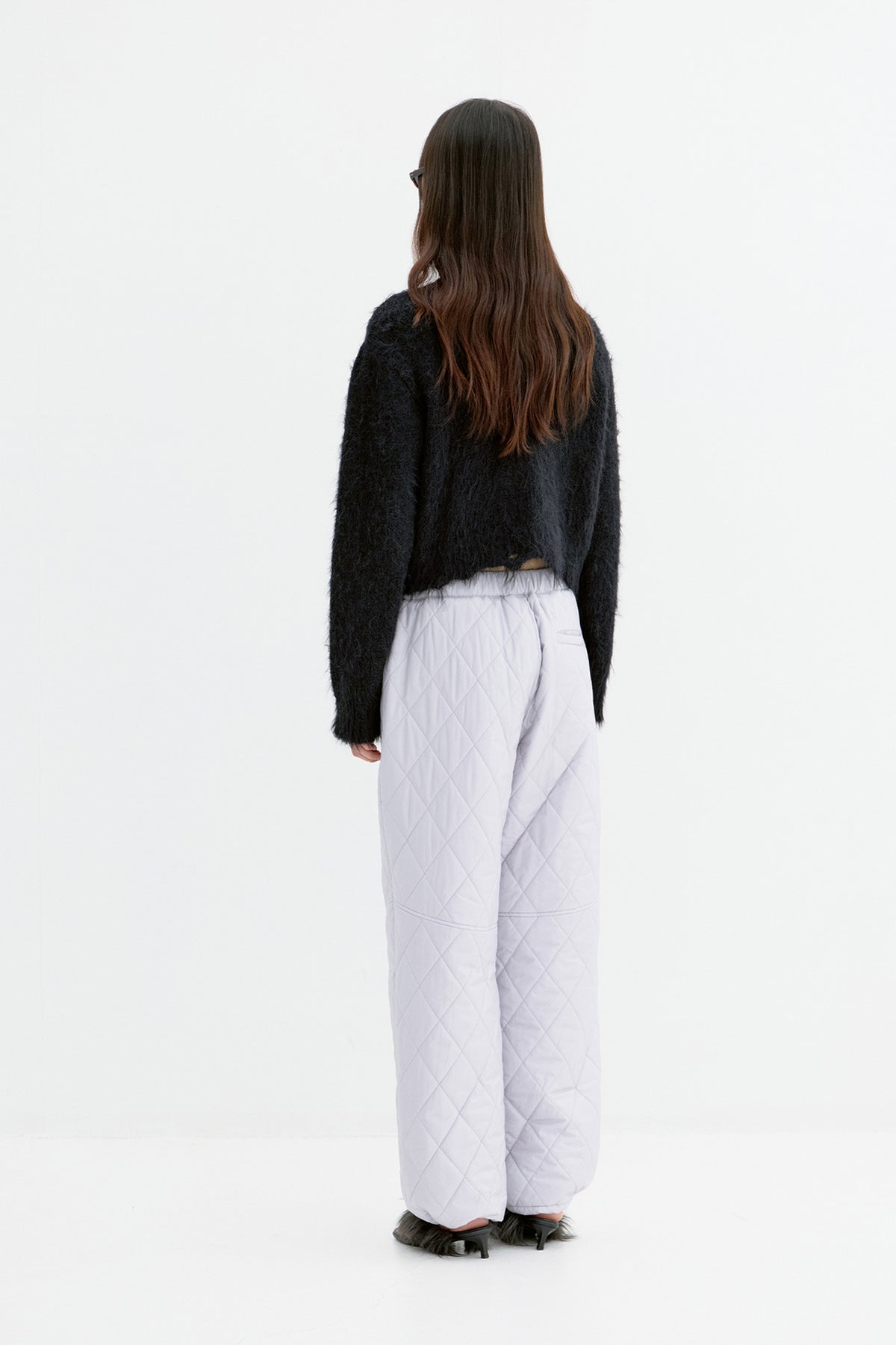 Coor - Quilted Multi-Pocket Pants (Light Gray) product image 4 | TRAB K-Fashion Australia