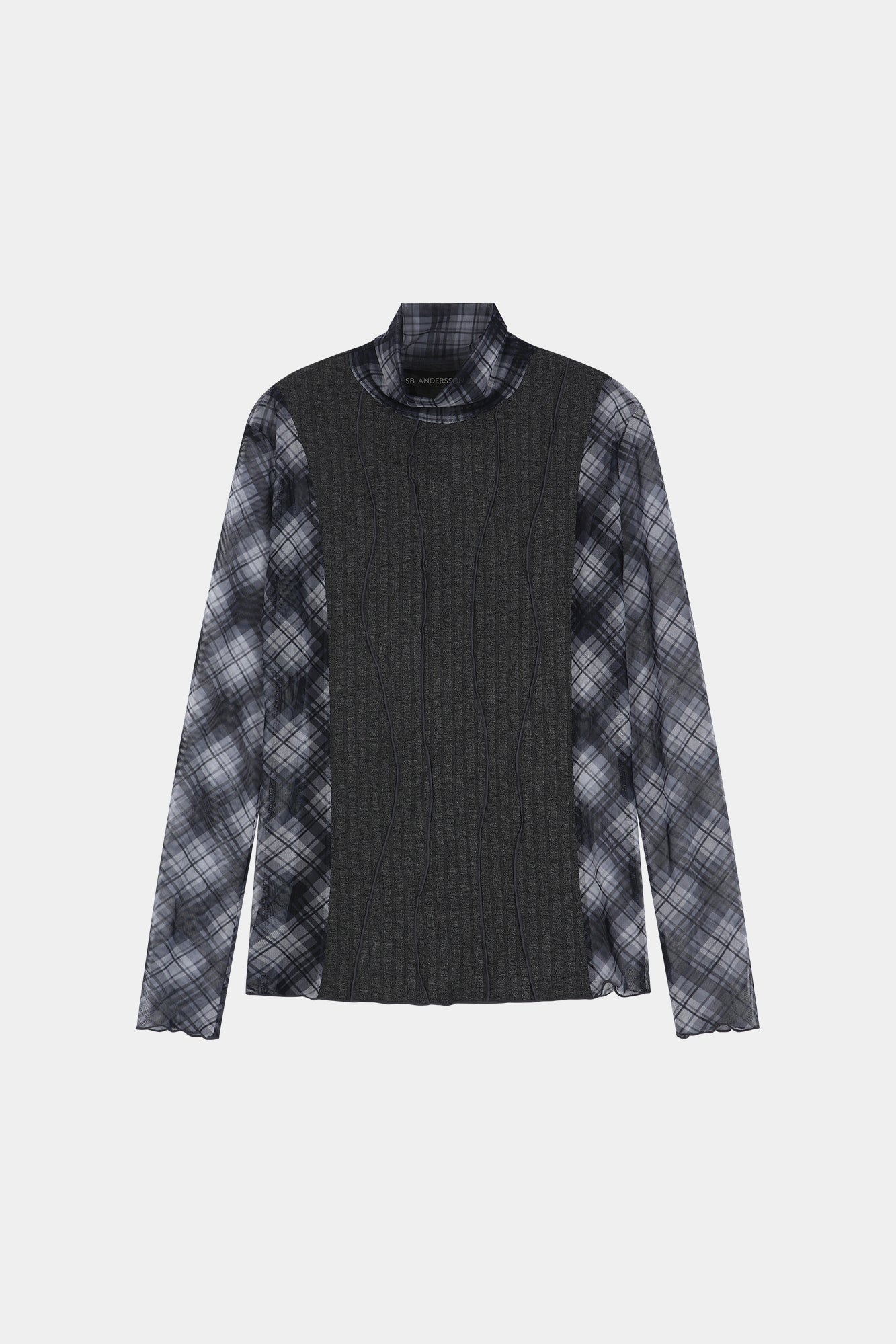 Andersson Bell - Layered Frame 001 Printed T-Shirt (charcoal) (Charcoal) product image 9 | TRAB K-Fashion Australia