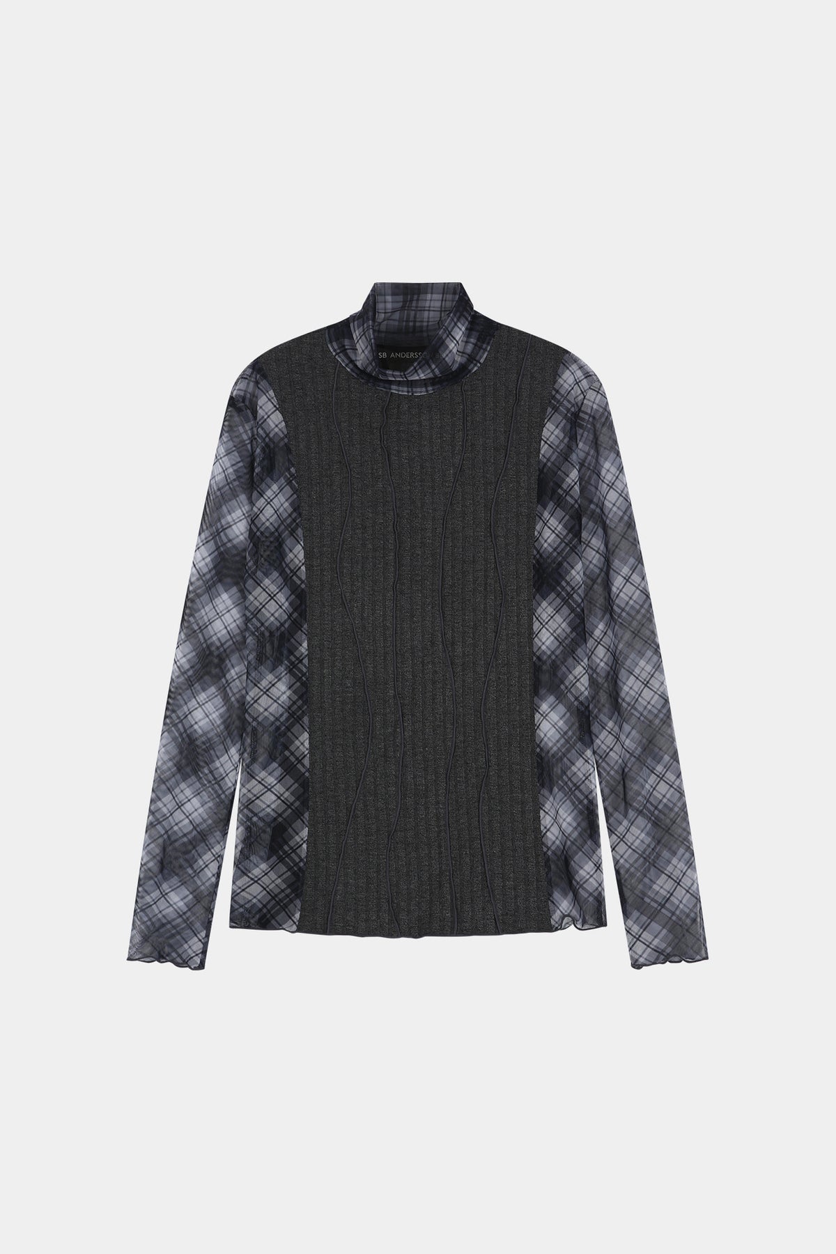Andersson Bell - Layered Frame 001 Printed T-Shirt (Charcoal) product image 9 | TRAB K-Fashion Australia