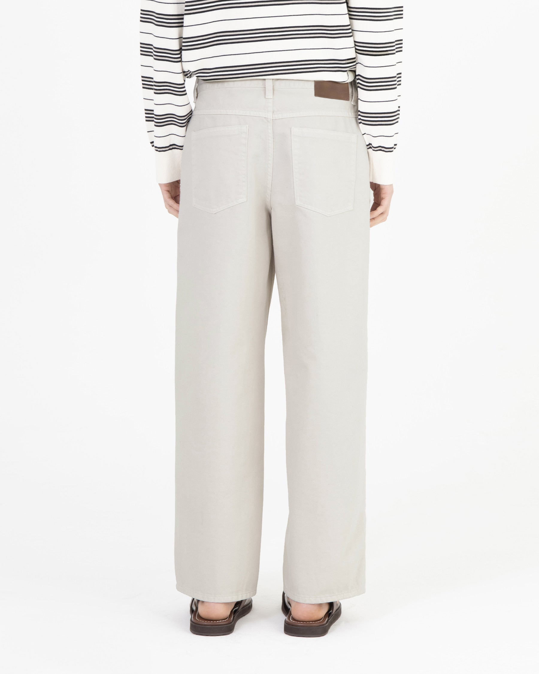 Brownyard - Wide Denim (Vintage White) product image 2 | TRAB K-Fashion Australia