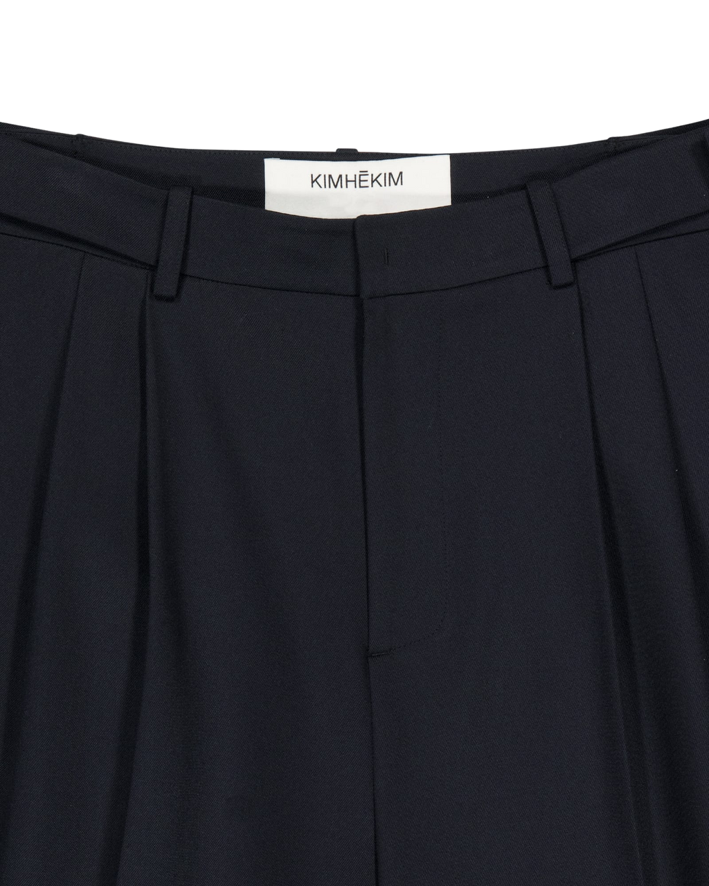 Kimhe Kim - Pleated Trousers (Dark Navy) product image 12 | TRAB K-Fashion Australia