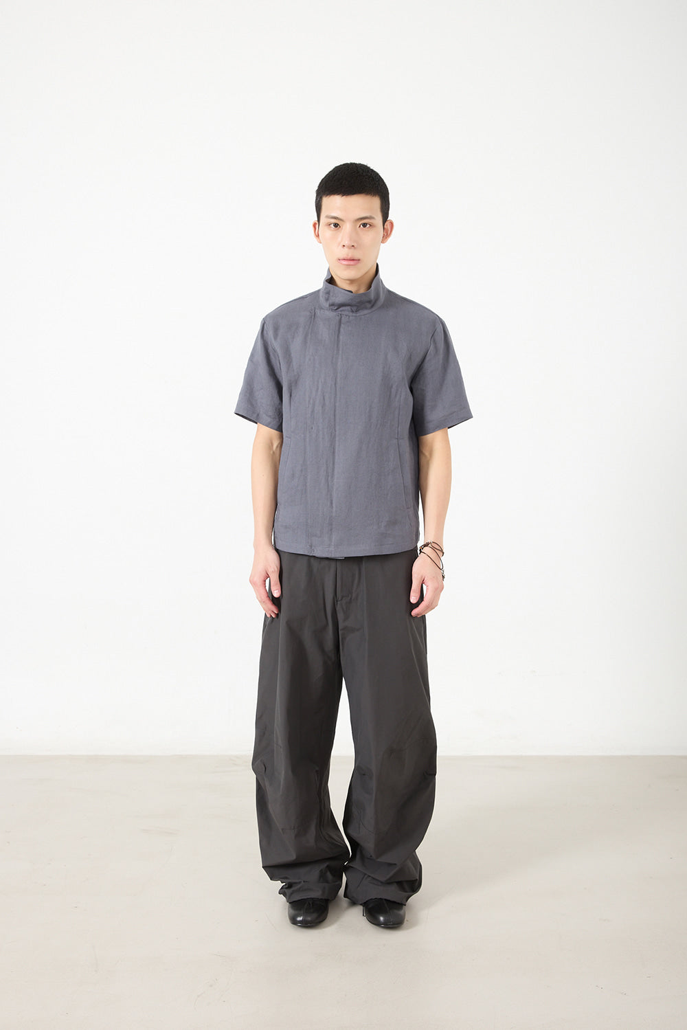 Hatchingroom - Arc Zip Shirket (Blue Grey) product image 9 | TRAB K-Fashion Australia