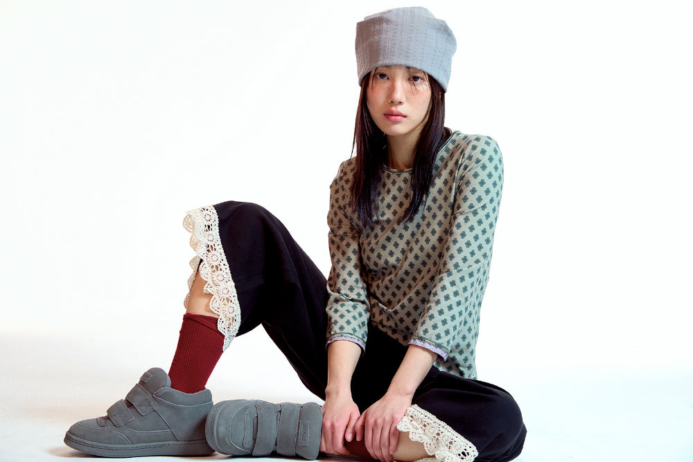Coyseio - Flower Capri Sleeve (Light Khaki) product image 4 | TRAB K-Fashion Australia