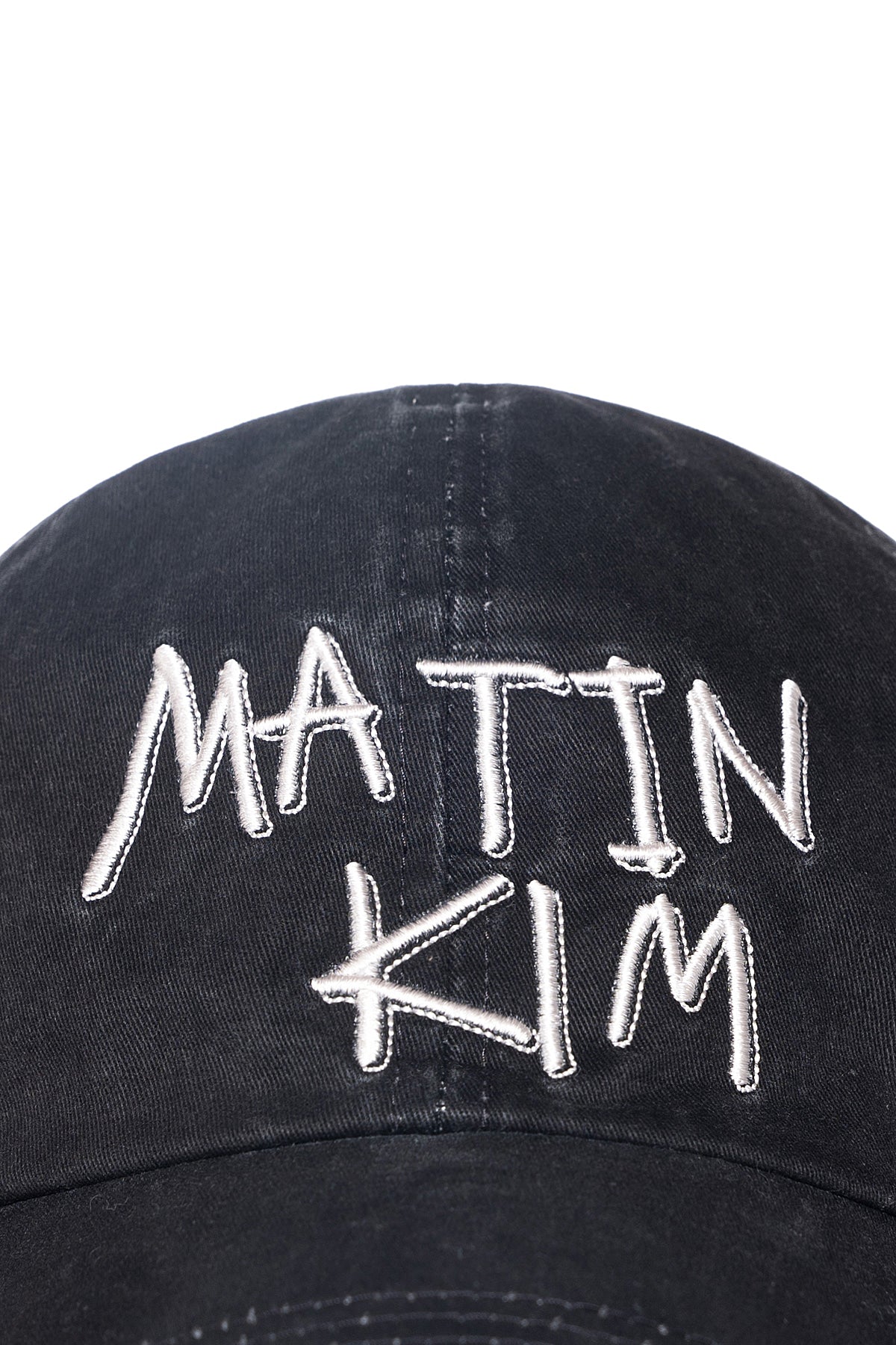 Matin Kim - Vintage Washed Graffiti Ball Cap (Black) product image 5 | TRAB K-Fashion Australia