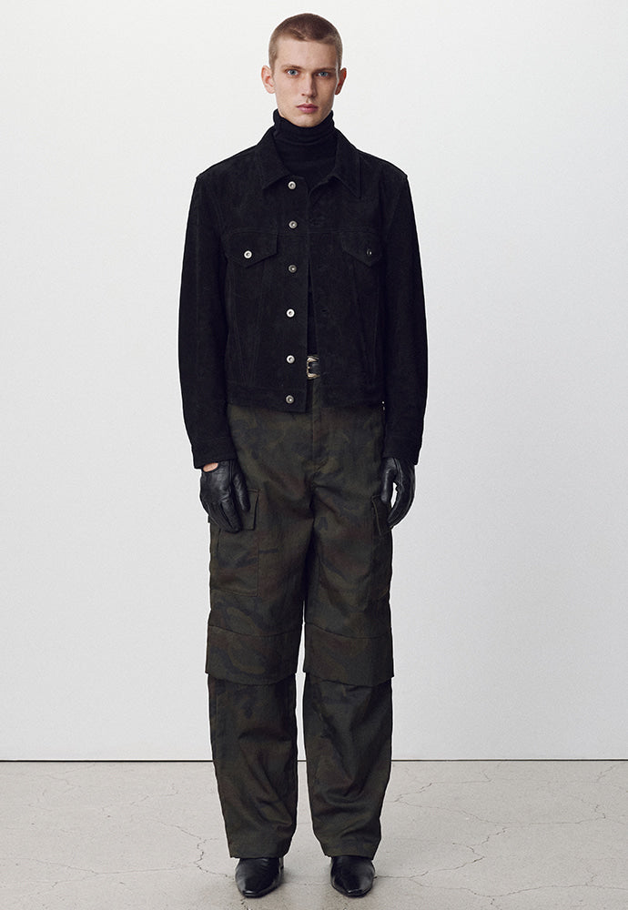 Tonywack - Camouflage Nylon Cargo Pants (Dark Olive) product image 5 | TRAB K-Fashion Australia