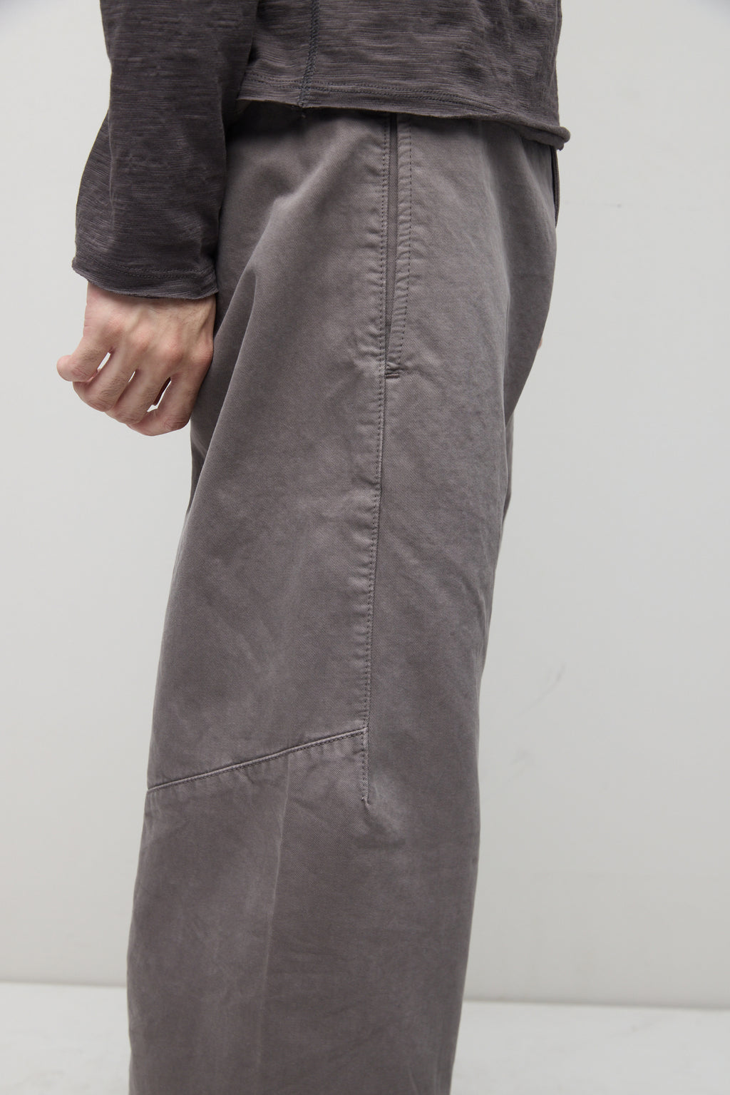Hatchingroom - Shaped Trousers (Dyed Dusty Grey) product image 20 | TRAB K-Fashion Australia