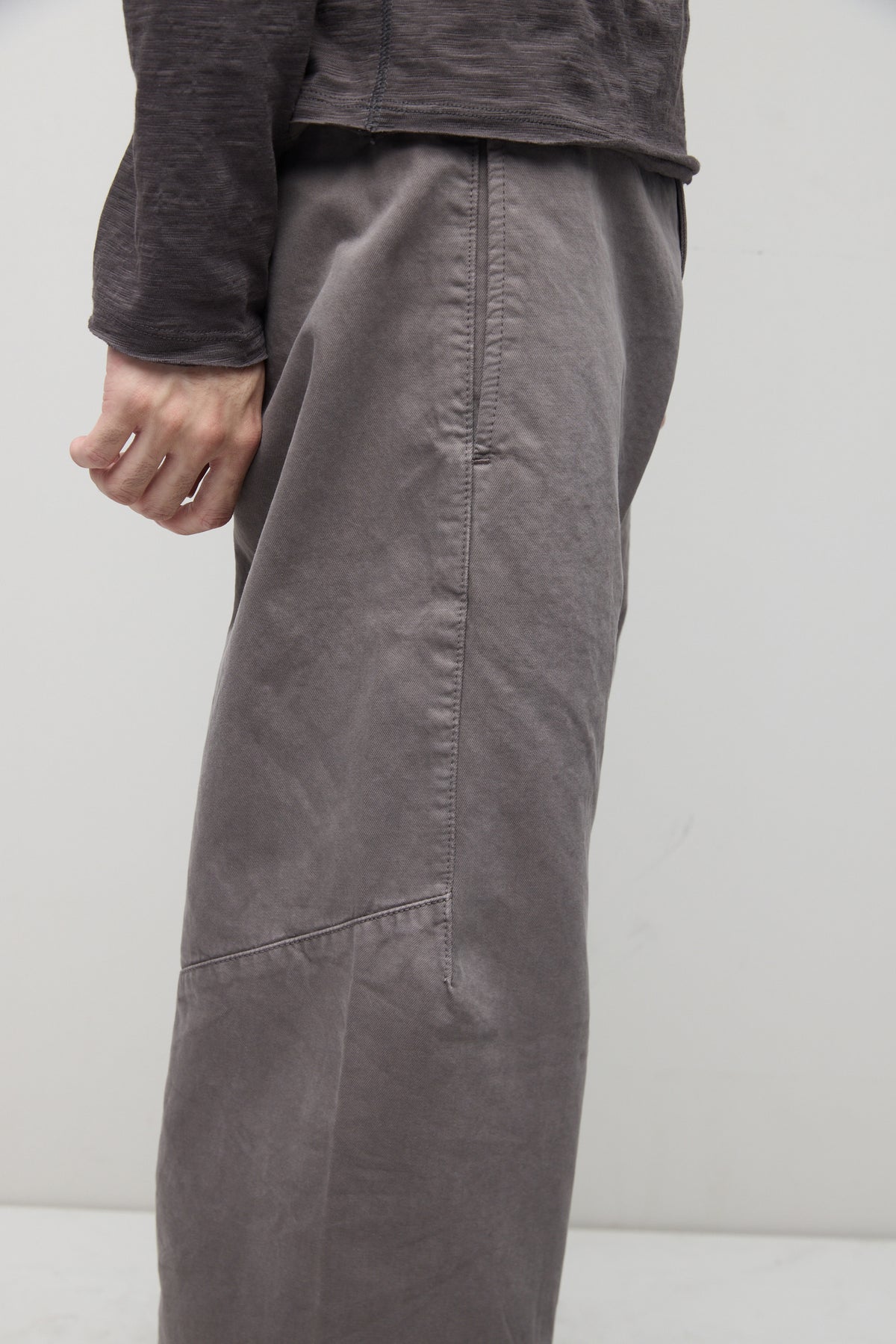 Hatchingroom - Shaped Trousers (Dyed Dusty Grey) product image 20 | TRAB K-Fashion Australia