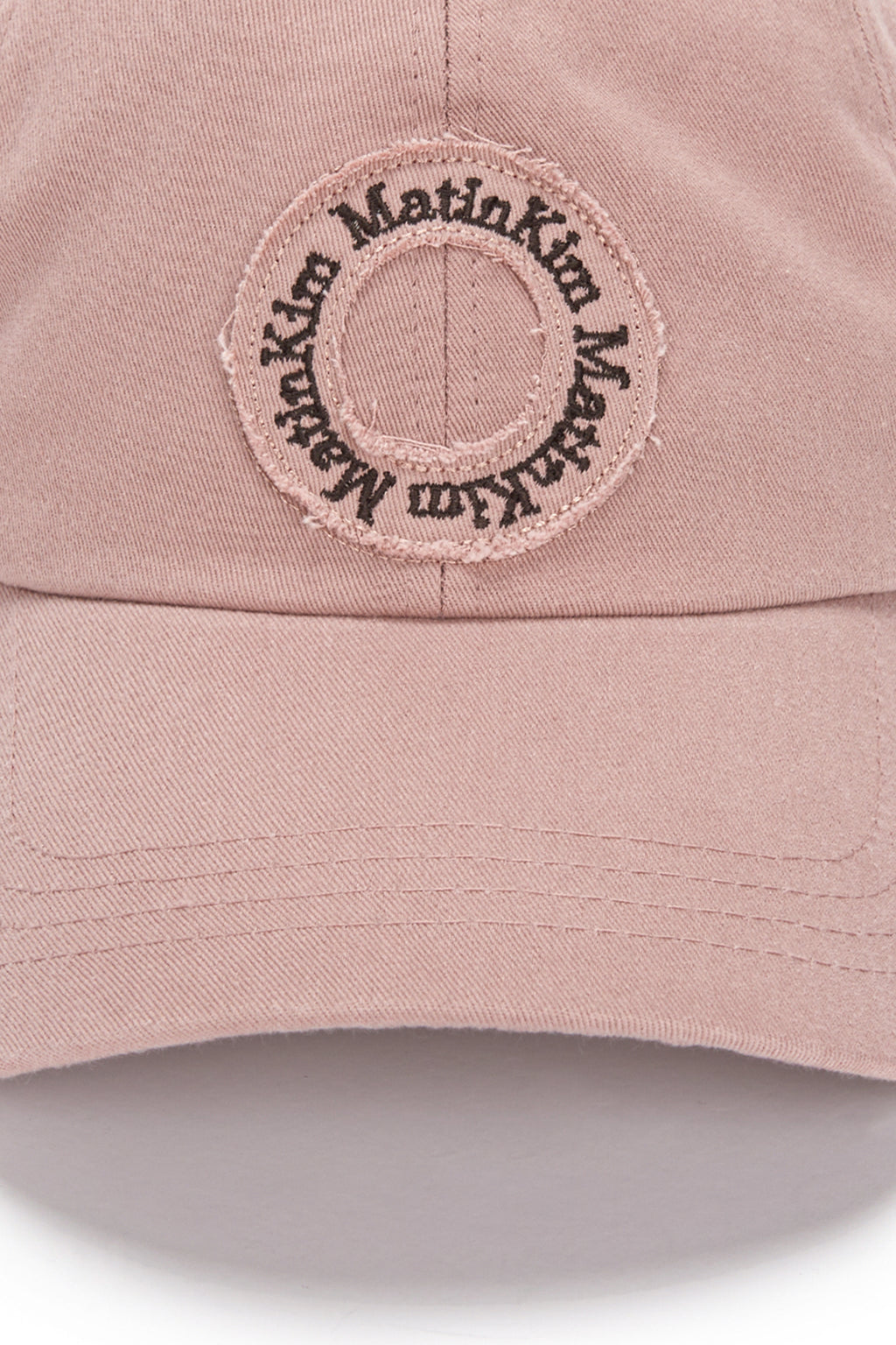 Matin Kim - Applique Circle Logo Ball Cap (Pink) product image 4 | TRAB K-Fashion Australia