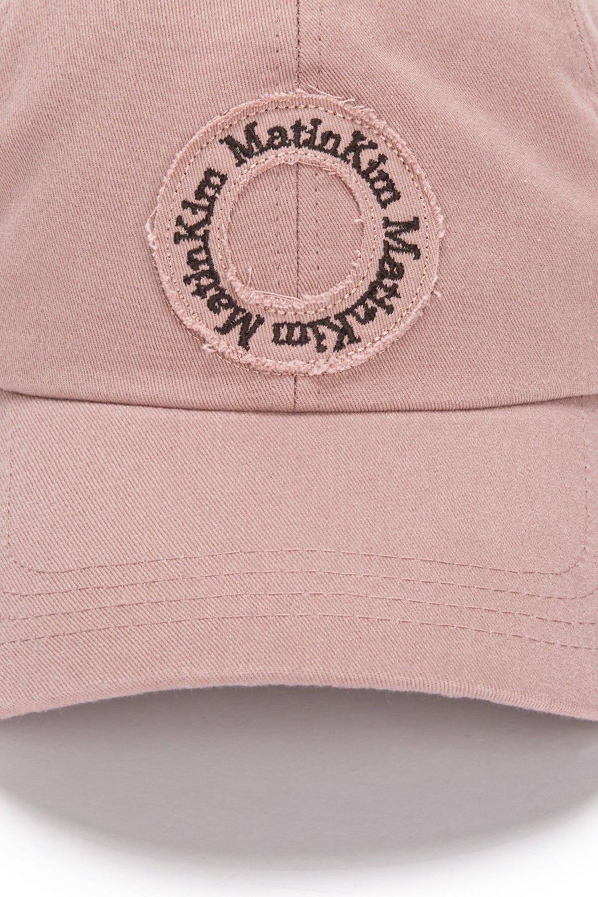 Matin Kim - Applique Circle Logo Ball Cap (Pink) product image 4 | TRAB K-Fashion Australia