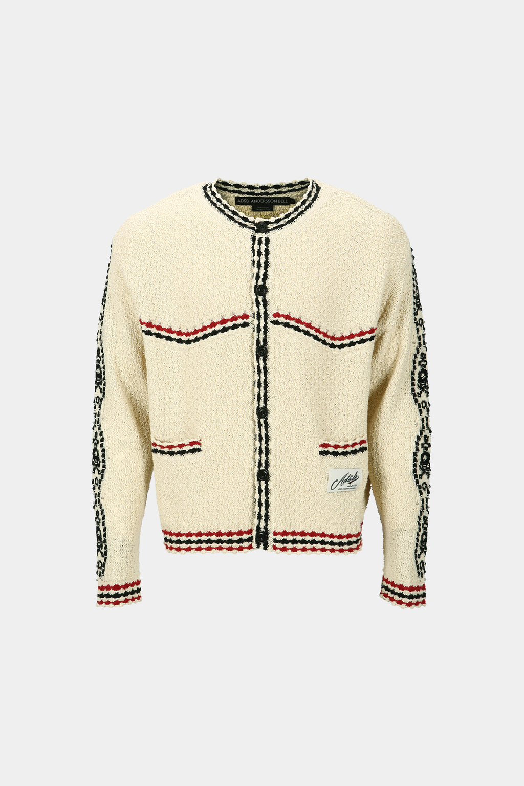 Andersson Bell - Fantasia Round-Neck Cardigan (Ecru) product image 9 | TRAB K-Fashion Australia