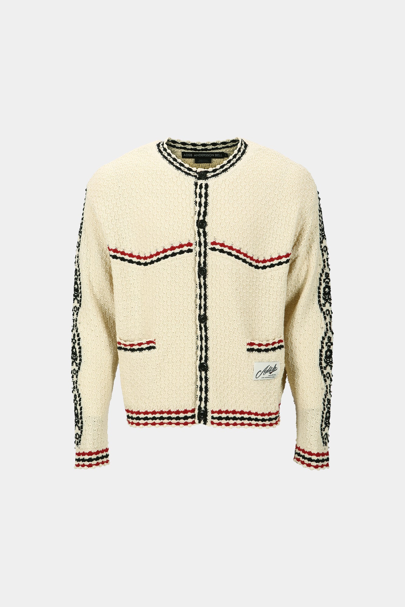 Andersson Bell - Fantasia Round-Neck Cardigan (Ecru) product image 9 | TRAB K-Fashion Australia