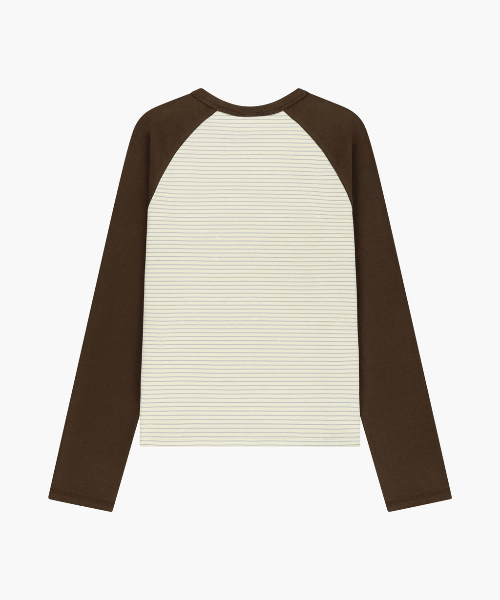 Marithe & Francois Girbaud - Basic Raglan Long Sleeve (Butter) product image 6 | TRAB K-Fashion Australia
