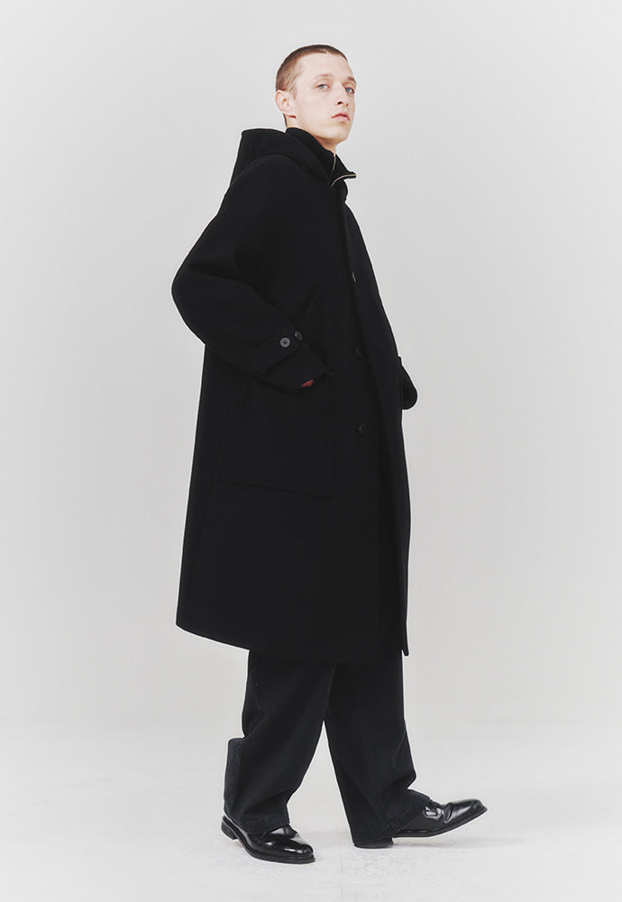 Art if acts - Hooded Coat (Black) product image 3 | TRAB K-Fashion Australia