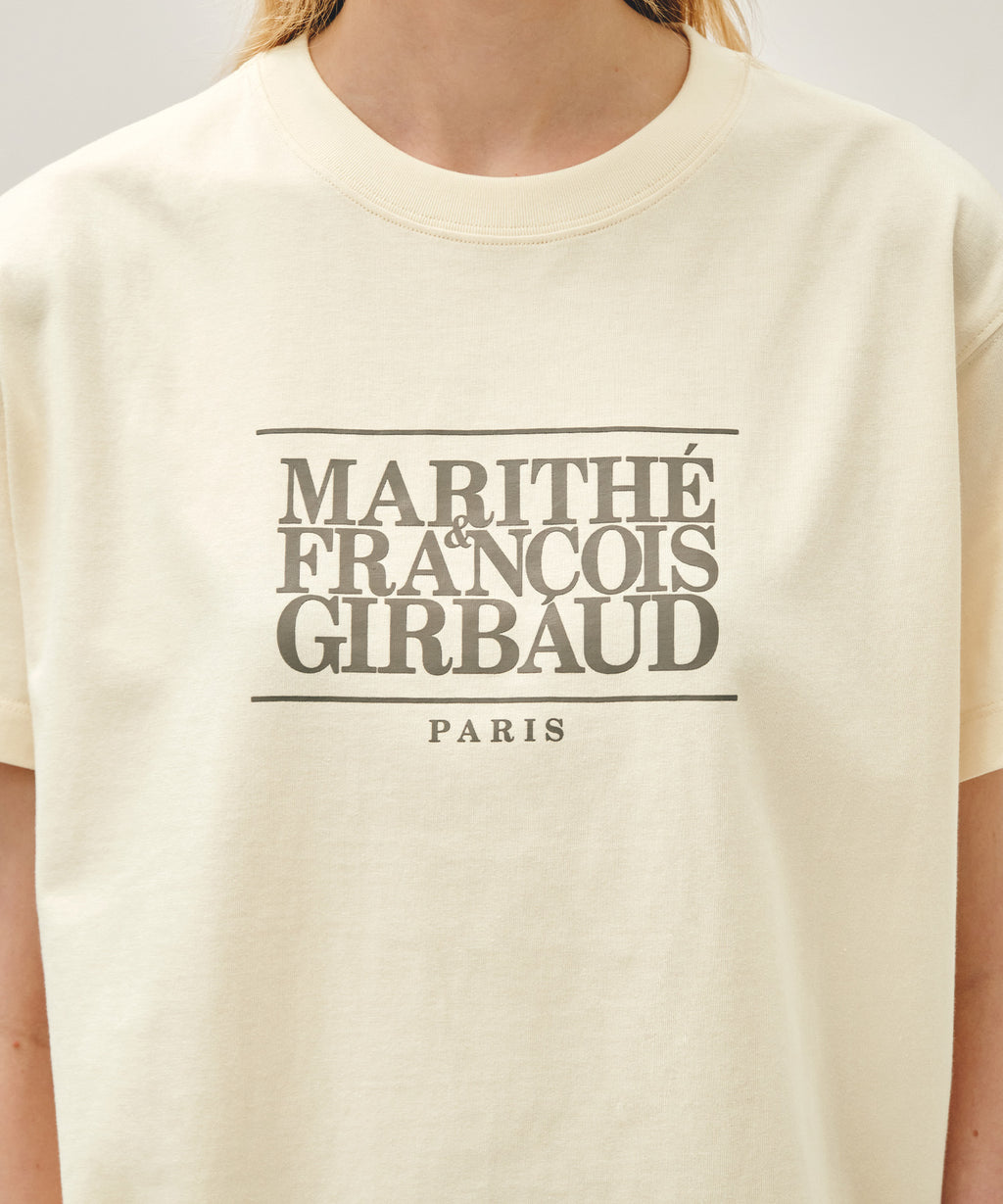 Marithe & Francois Girbaud - Classic Logo Tee (Cream) product image 4 | TRAB K-Fashion Australia