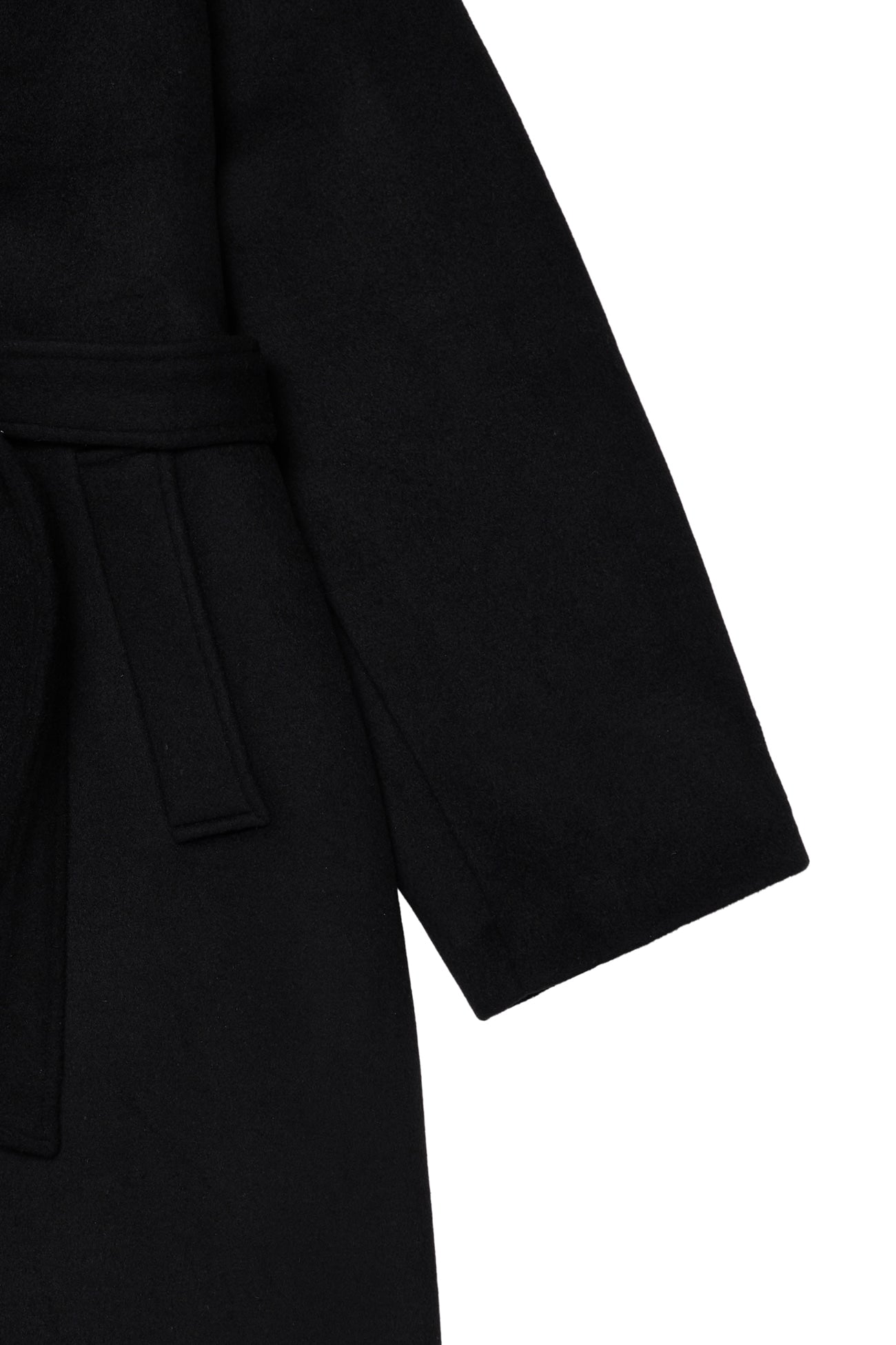 Deinet - Cashmere Blend Overfit Long Coat (Black) product image 7 | TRAB K-Fashion Australia