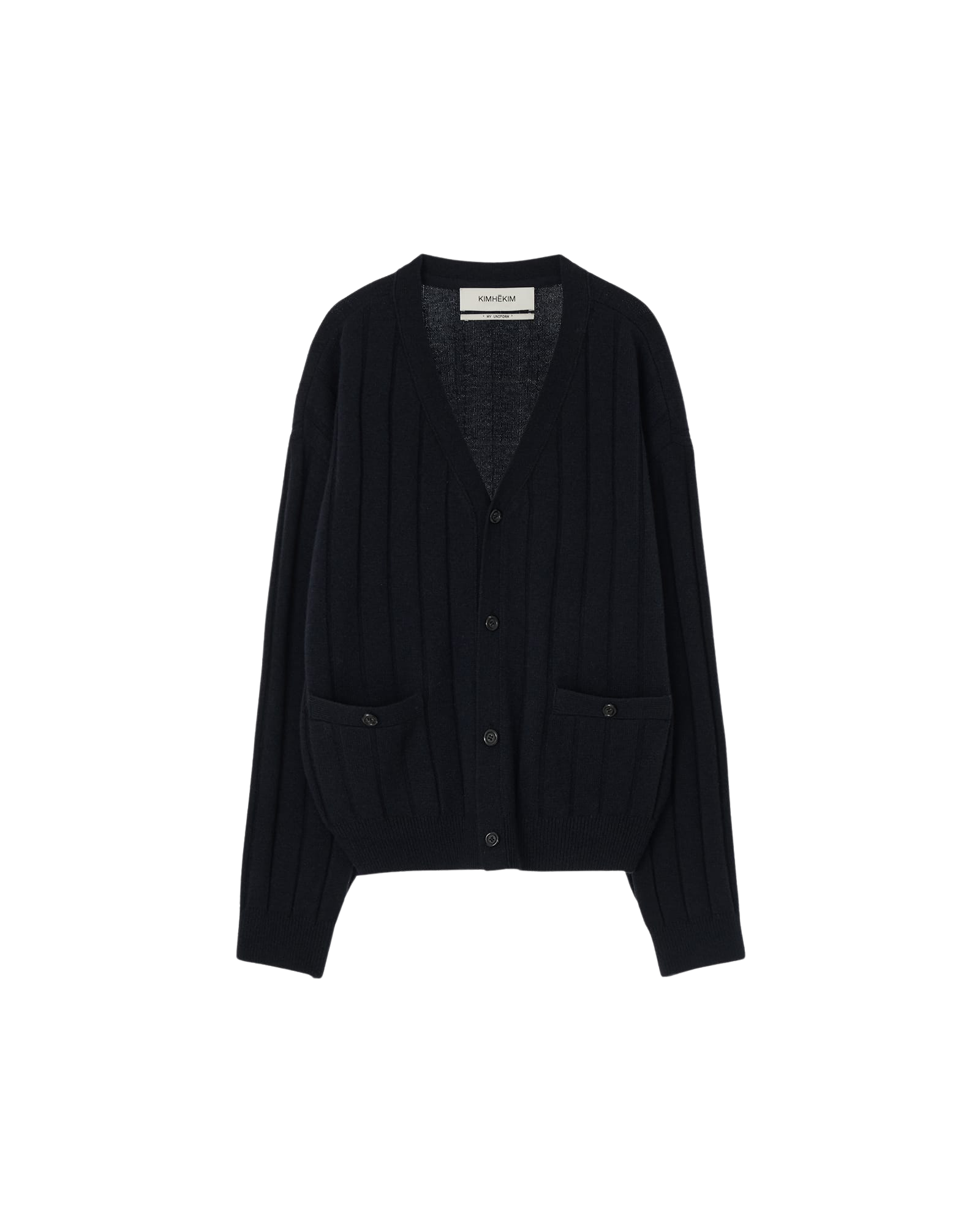 Kimhe Kim - V-Neck Cardigan (Black) product image 10 | TRAB K-Fashion Australia