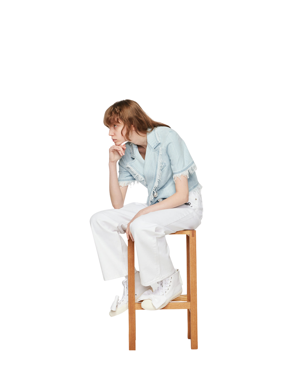 Kimhe Kim - Venus Denim Jacket (Sky Blue) product image 5 | TRAB K-Fashion Australia