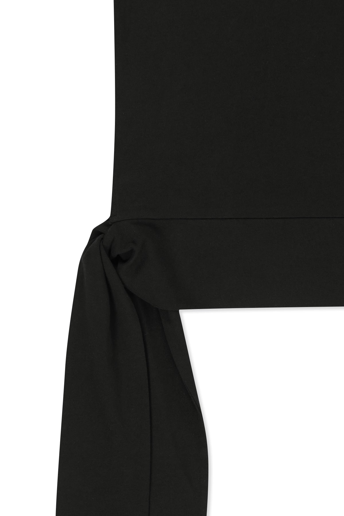 Matin Kim - Hem Tie Detail Sleeveless Top (Black) product image 4 | TRAB K-Fashion Australia